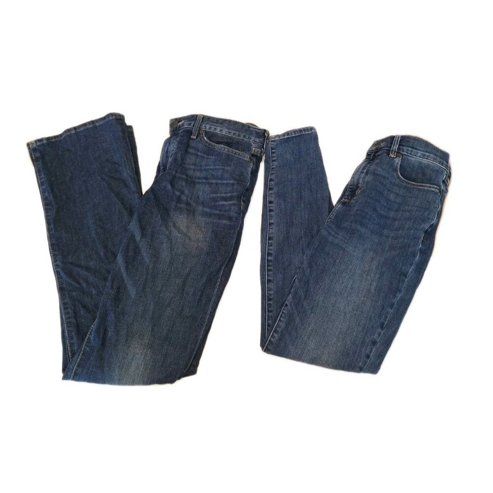 EDDIE BAUER Women's SIZE 4 Jeans 26x30 Lot Of Two